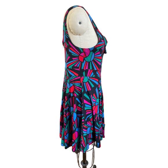 Marc by Marc Jacobs Silk Geometric Sundress Women’s Size Large Y2K - Picture 3 of 7
